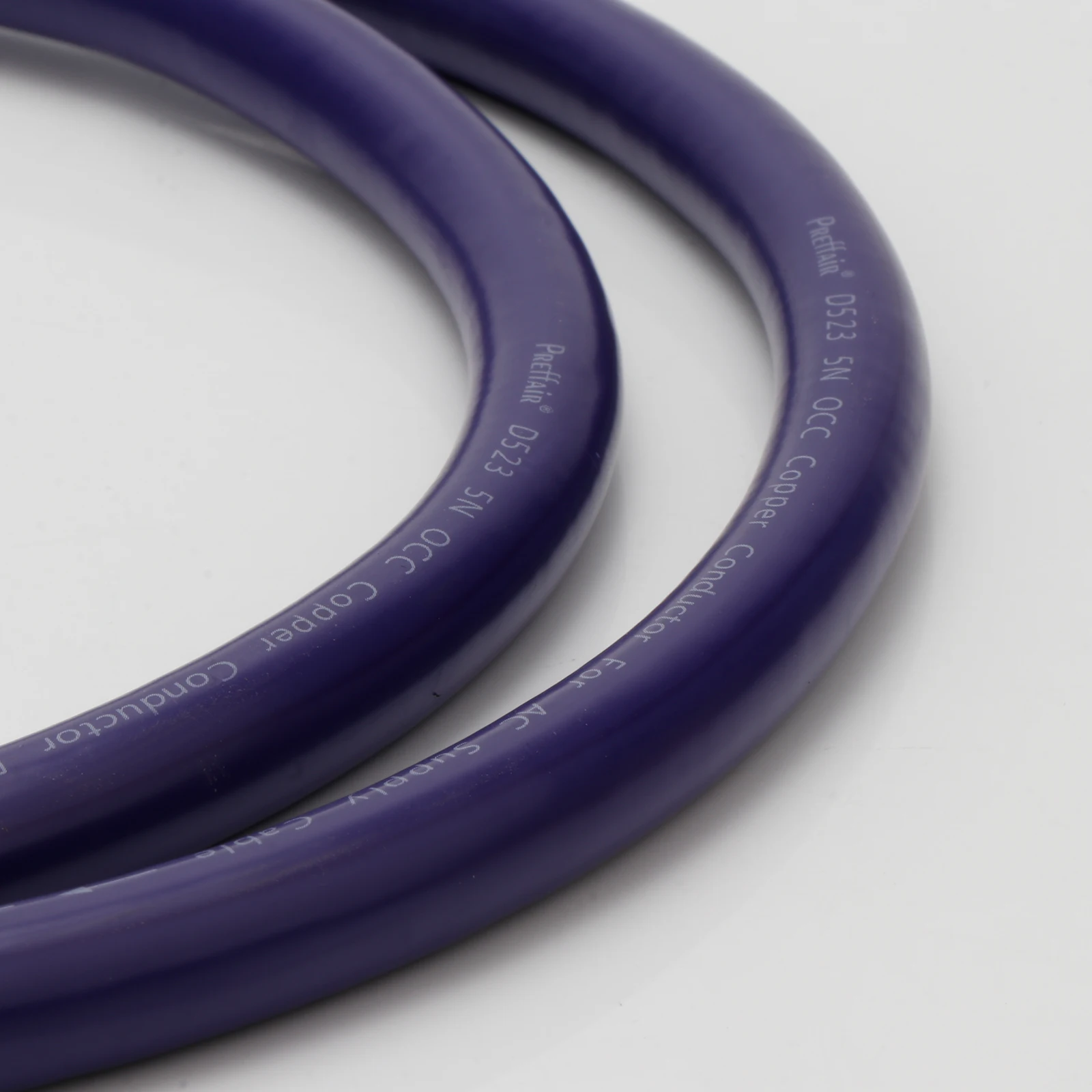 Cavo di alimentazione audio HiFi in rame OCC premium placcato in oro Figura 8 IEC C7 femmina e spina USA/UE, compatibile Schuko, per sistemi audiofili