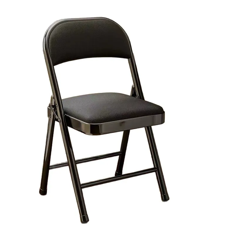 Portable Folding Dining Chair Stool Lightweight Compact Space Saving No Assembly Kitchen Home Office Dorm Conference Furniture image 5