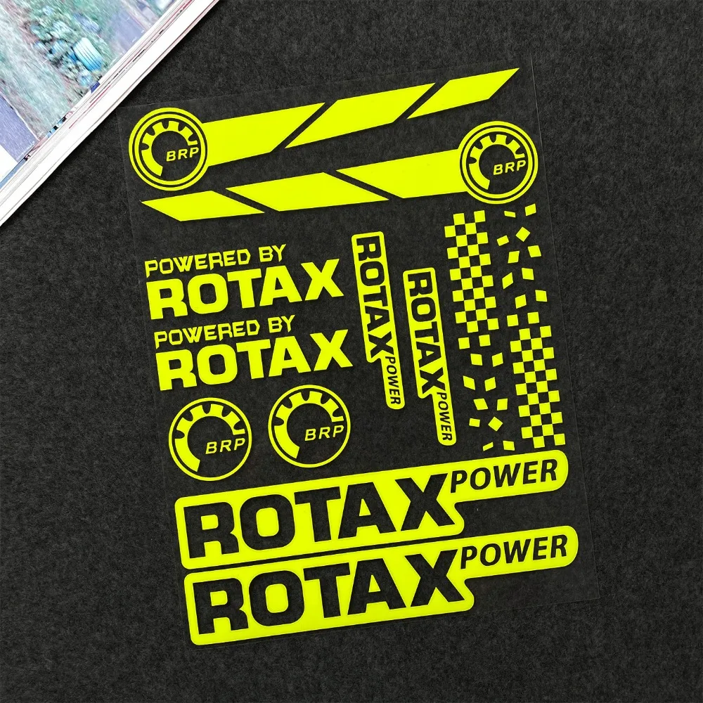 Adesivi per Moto d'Acqua Powered By Stickers RXP RXT GTI WAKE Boat ROTAX, Decalcomania 1330 1000R 1630 150 per Ski-doo Brp Can-am Rotax