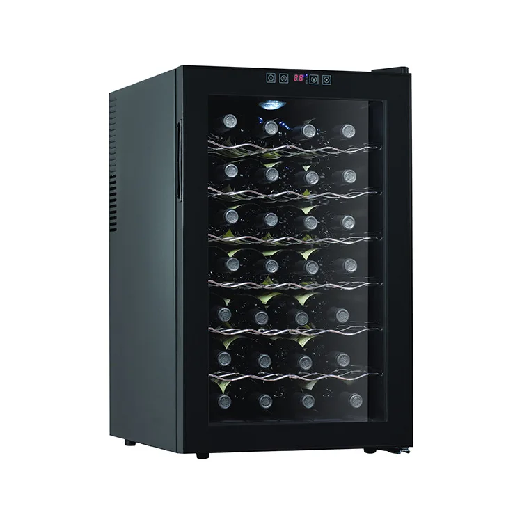 Manufacturer wholesale 28 electronic constant temperature wine cabinet BW-70D1 touch screen support export