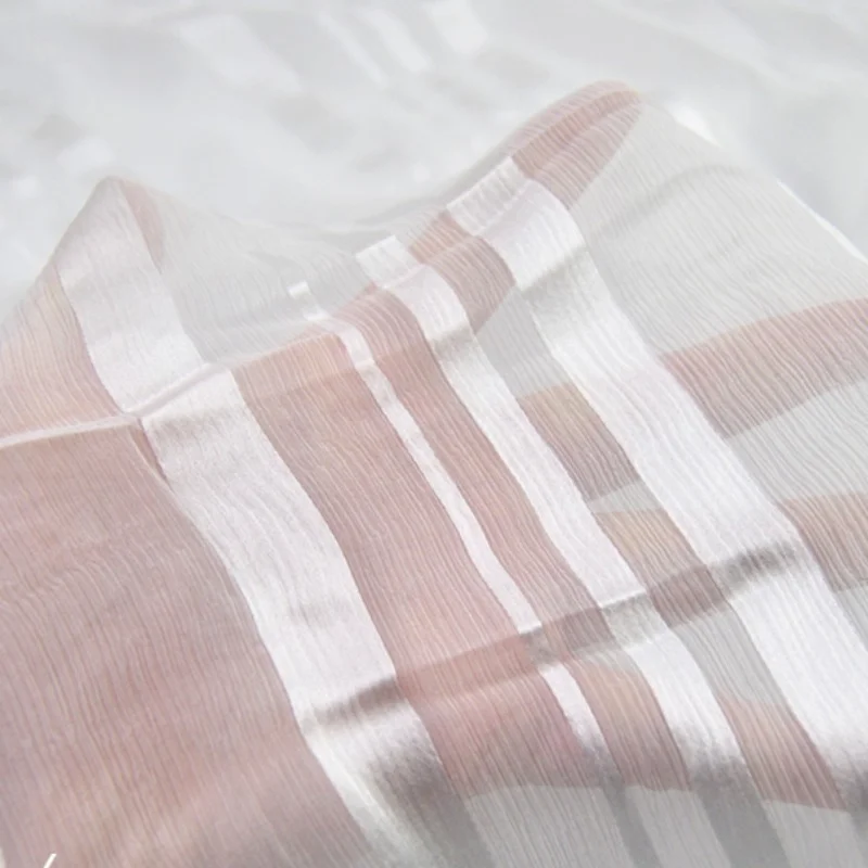 Белая-Полосатая-Шелковая-фототкань-тонкая-полупрозрачная-мягкая-ткань-для-рубашек