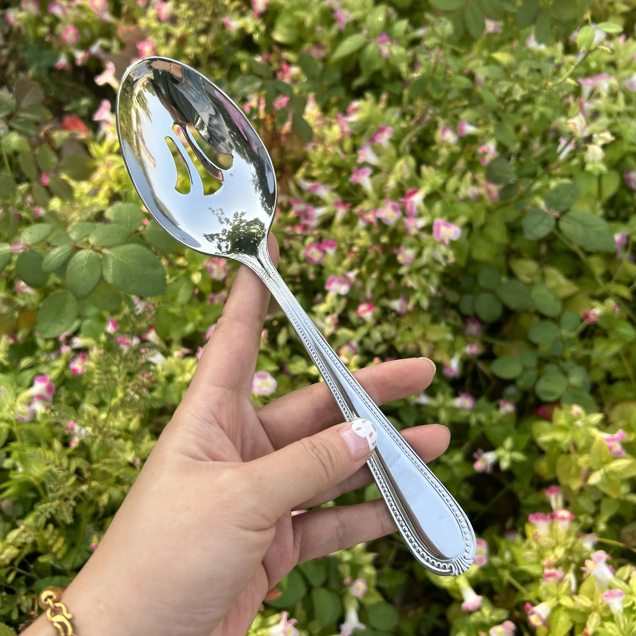 

Высококачественная суперпрочная ложка-половник из нержавеющей стали для приготовления рыбных и кислых супов, для домашнего использования, столовые приборы