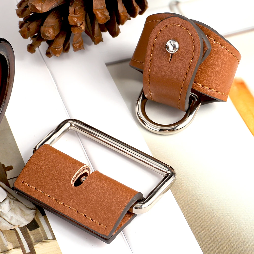 Bag Accessories Cow Leather Box Shape Modification Buckle Shoulder Strap Bag Strap Belt for Bride a Brace Crossbody Bag Handbag