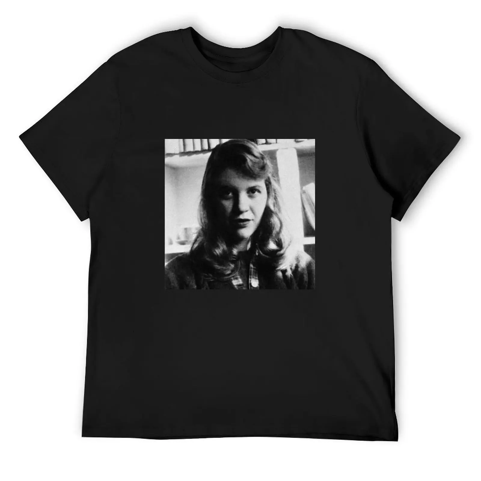 

Sylvia Plath - Photo T-Shirt summer shirt cute clothes anime shirt boys whites designer t shirt men