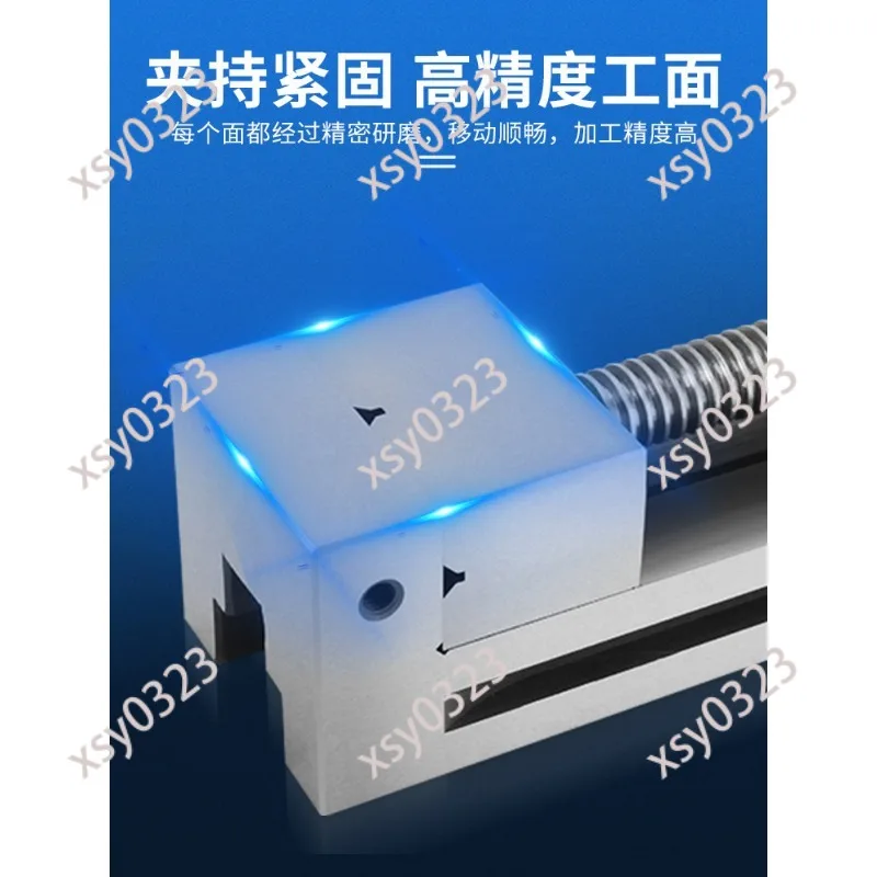 High Precision Manual Machine Vise Stainless Steel Tool Vice 4 Inch Clamp For Milling Machine Processing