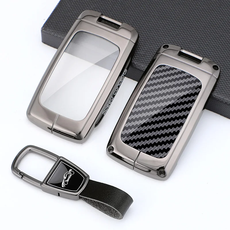 Suitable For Land Rover Keycase Discovery Sport Defender Range Rover Evoque For Jaguar XFL XELEL FPACE XJ Car Key Cover Keychain - view 6