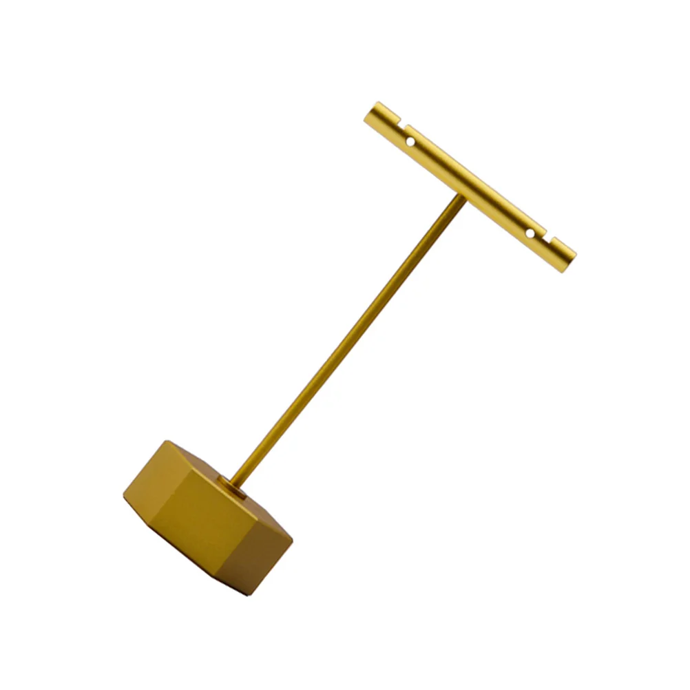 

Metal Earrings Holder European Style Hexagon Base Jewelry Rack for Displaying Rings Necklaces Bracelets Jewelry Organizer