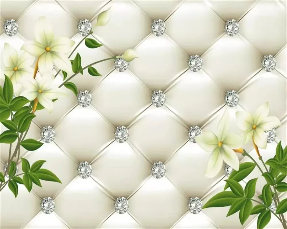 خلفية مخصصة صغيرة جديدة النباتات الحديثة الزهور فراشة الرعوية خلفية التلفزيون غرفة المعيشة غرفة نوم خلفية ثلاثية الأبعاد