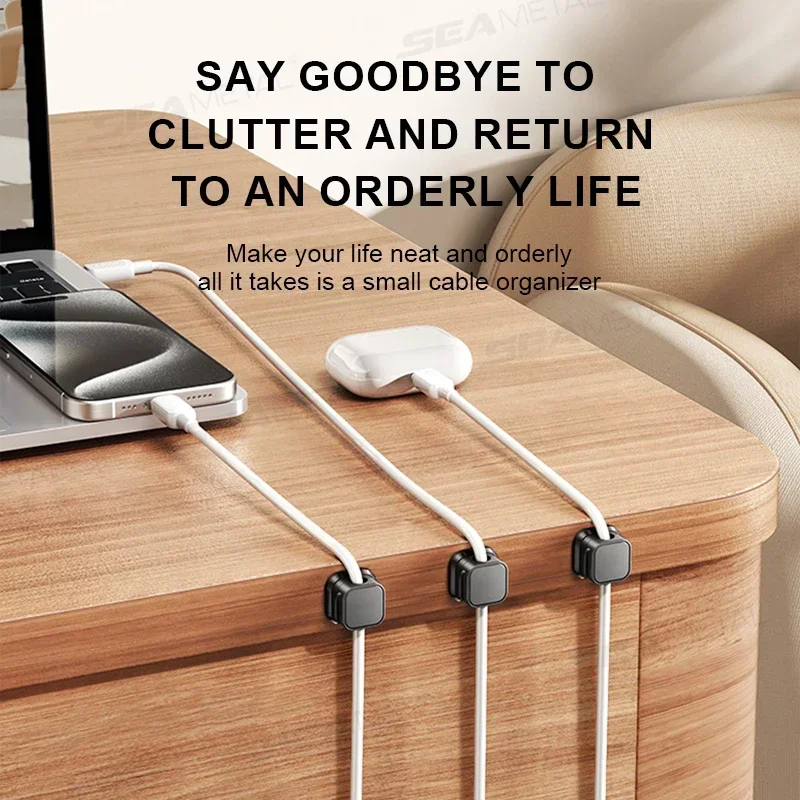 Mouse, Keyboard, Magnetic Suction Storage Organizer Data Simplification Wire Winding Fixation Self-adhesive Office Desktop