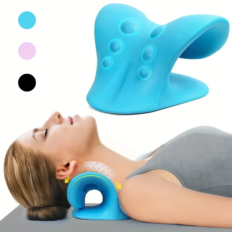 

C-Shaped Neck & Shoulder Relaxer for Neck, Back, and Shoulder Relief - Ideal Christmas Gift for Home/Office Use,Neck Pomfortable