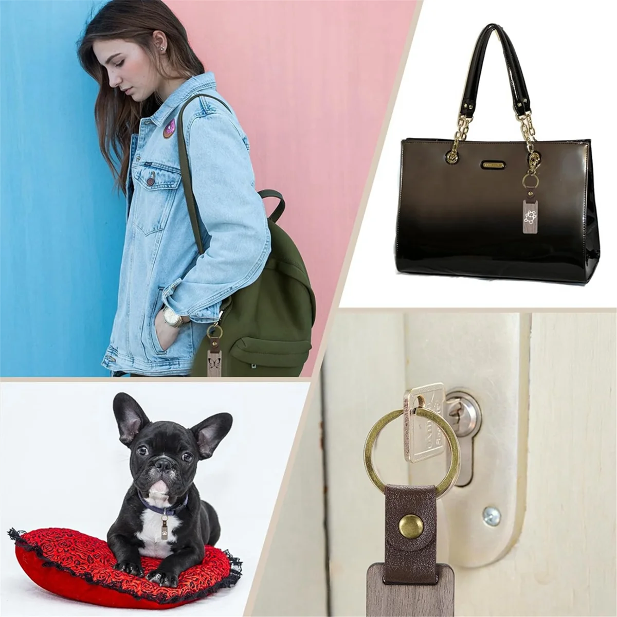 

【Последний шанс!】Деревянные заготовки для ключей Деревянные заготовки для ключей Персонализированные бирки для ключей Маленький брелок для ключей оптом для лазерной гравировки