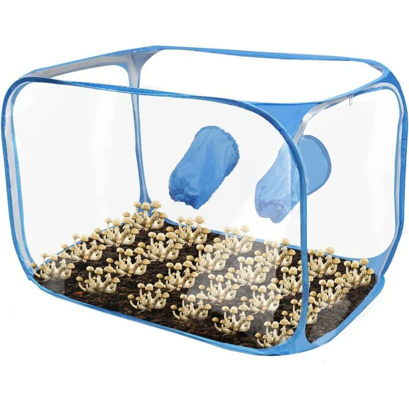 Portable Foldable Still Air Box, Mushroom Growth Still Air Box, Mushroom Cultivation Tent Kit