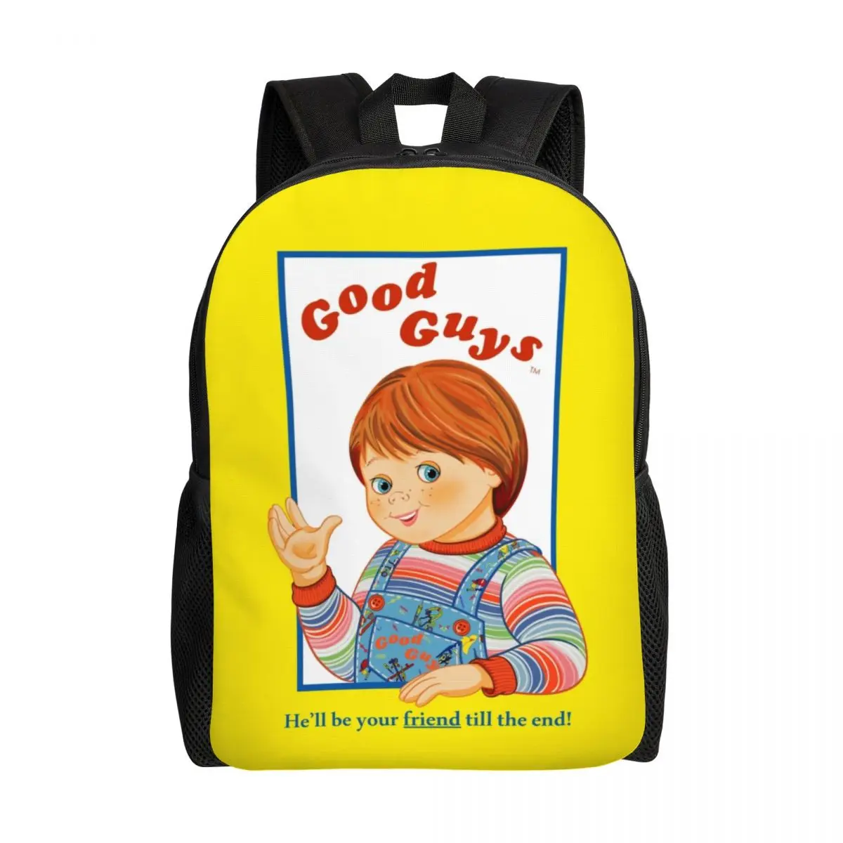 

Good Guys Child's Play Laptop Backpack Women Men Basic Bookbag for College School Student Chucky Bags Large Capacity Backpack