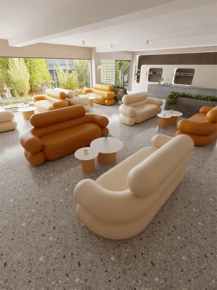 

Dining table Commercial tea house Negotiation Sofa sitting area Reception card seat Western food Cafe Sales office Milk tea shop