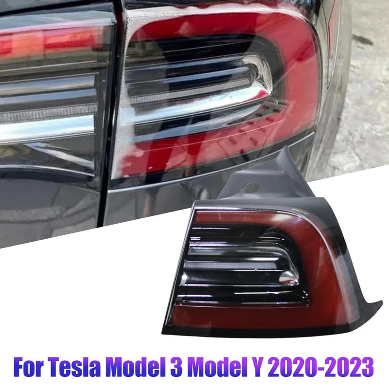 

Детали правого заднего светодиодного фонаря в сборе 1502087 -00-D для Tesla Model 3 Model Y 2020-2023, внешний угловой фонарь, стоп-сигнал, задний фонарь