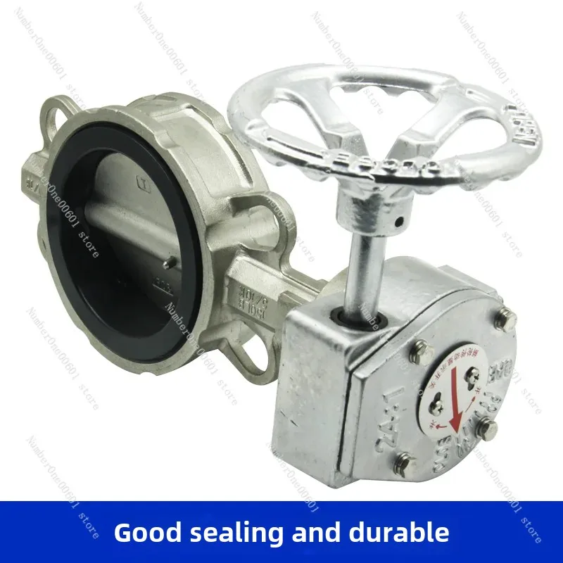 V Turbo Clamp Stainless Steel Butterfly Valve D371X-10/16P Stainless Steel Body 304 Plate EPDM Seat