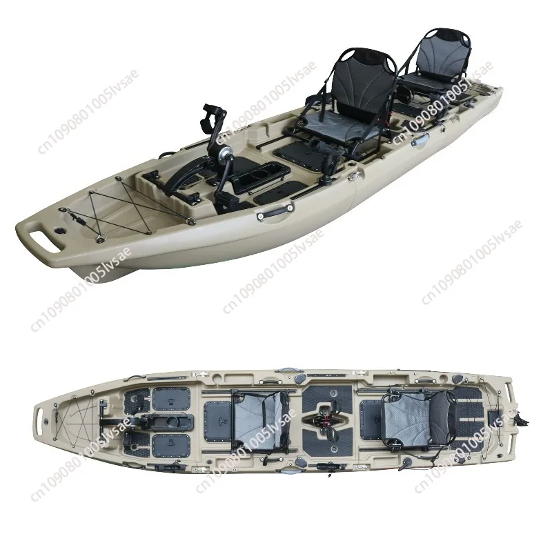 

10ft Modular Plastic Multifunctional Kayak Rotational Molding Fishing Boat Foot Pedal Drive Chair Rod Holder PE Hull Sale