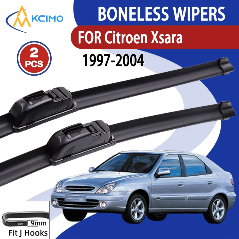 Für Citroen Xsara Fließheck 1997-2004 Auto Wischer U-typ Weiche Gummi Ohne Knochen Wischer HD Leise langlebig Automotive Wischer 22 "+ 20"