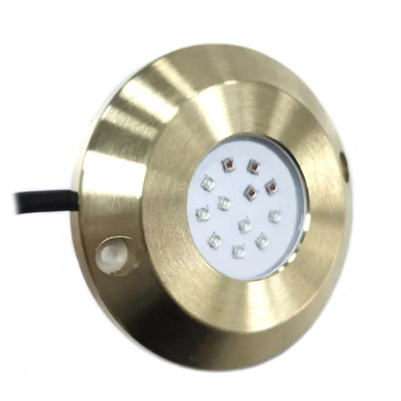 Ocean LED 60w Bronze Submersible Marine Underwater Led Lights 12V Surface Mount Led Boat Lights