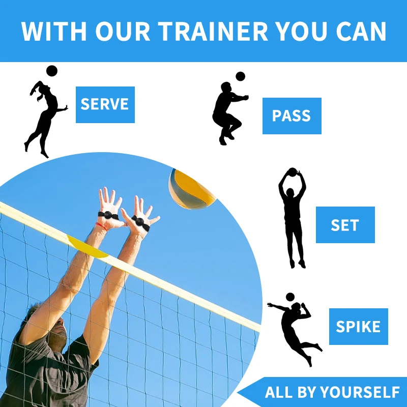 Volleyball Training Equipment Improve Your Overhand Serving（a pair)