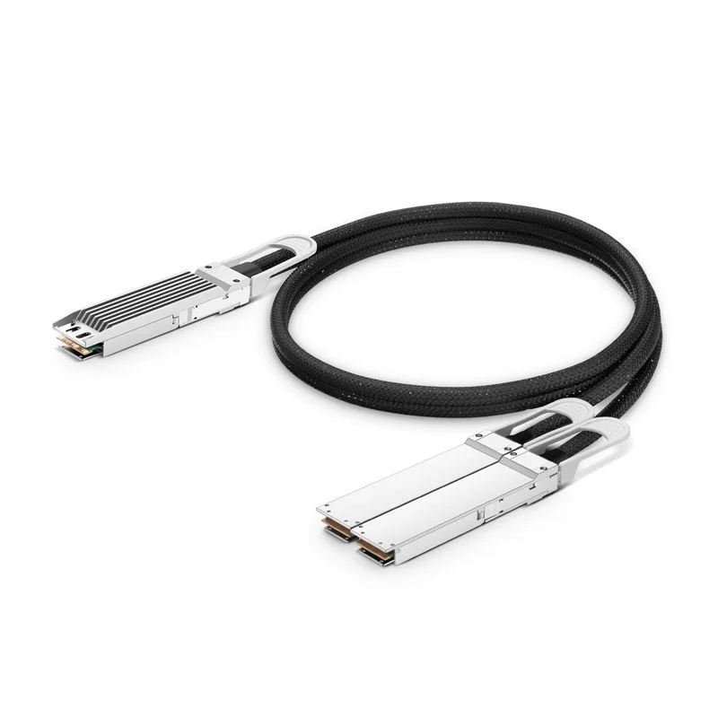 

DOC 800G OSFP 2 X 400G OSFP Flat Top Passive Direct Attach Copper Breakout Cable