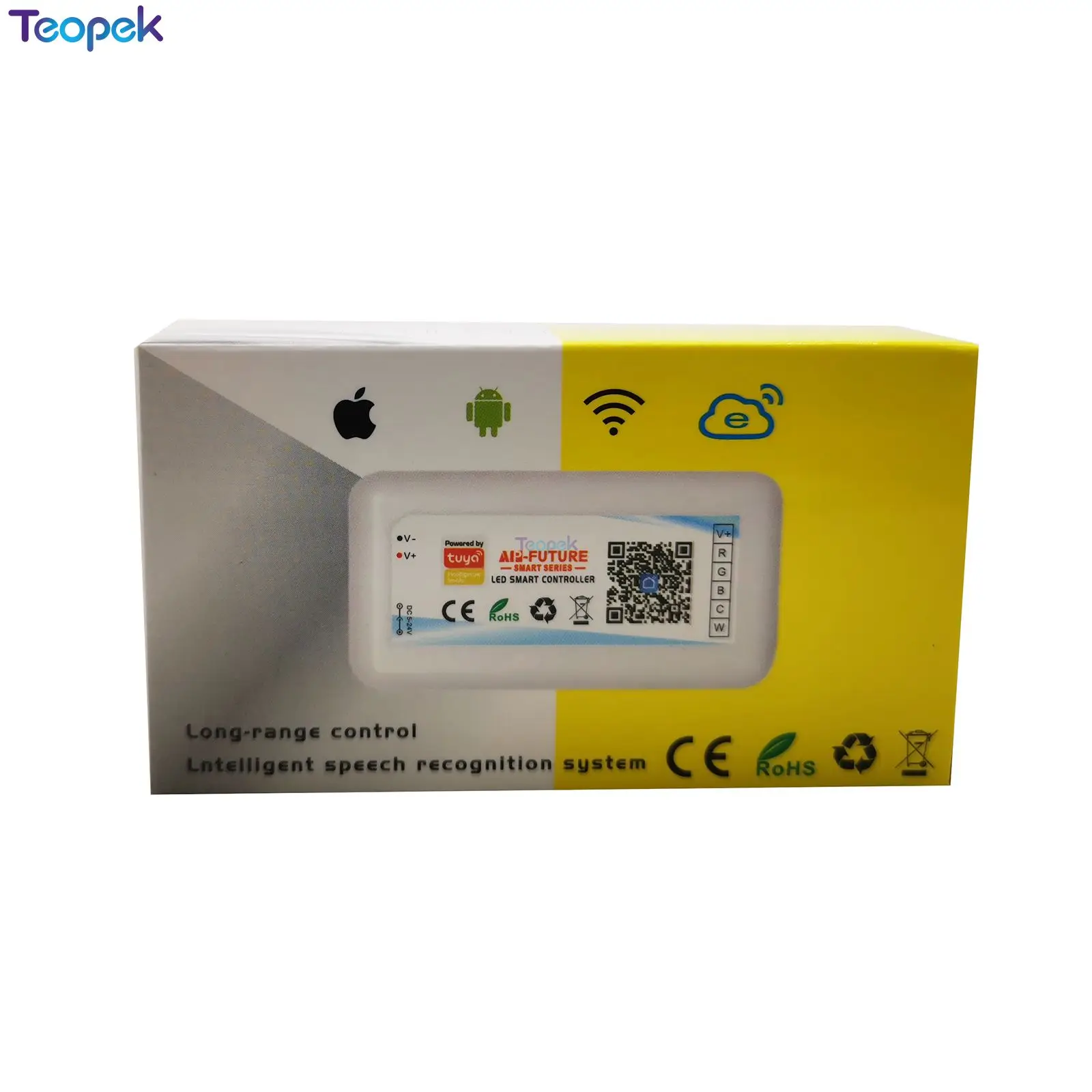 Tuya WiFi LED Controller Voice Control By Alexa Google Assistant DC5V-24V For DIM CCT RGB RGBW RGBCCT LED Strip Smart Life APP