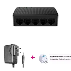 Tenda-Mini commutateur réseau Ethernet SGSpringM, 5 ports Gigabit complet, en plastique, non géré, avec alimentation 5V, pour caméra IP/routeur Wifi