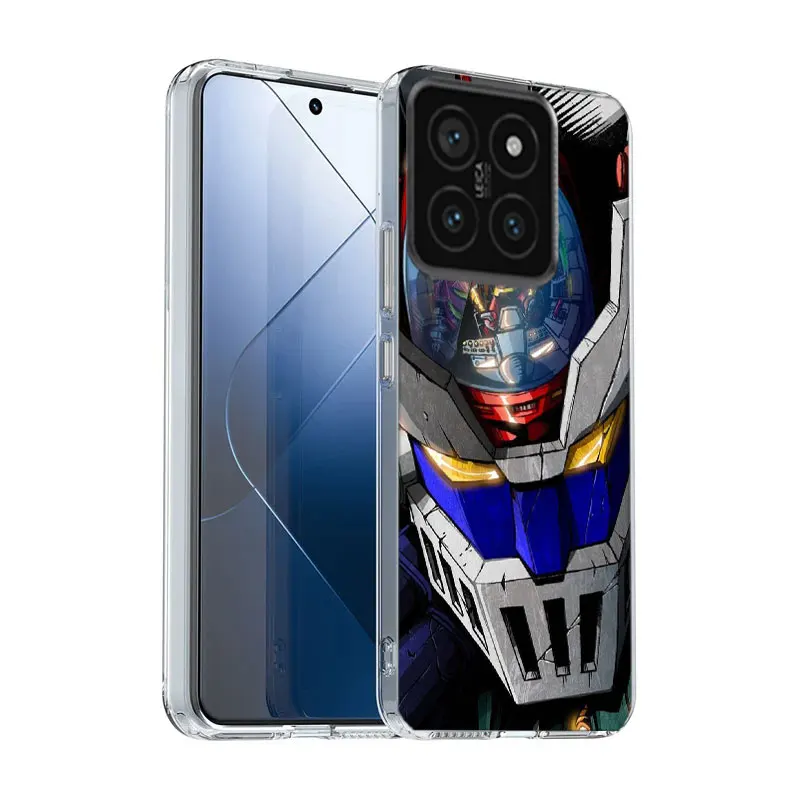 Manga Mazinger Z Anime Clear Phone Case For Xiaomi Mi 13 12 12T 11 11T 10 10T Pro 11i 9 9T 8 Lite CC9E A3 A2 TPU Pattern Soft Fu