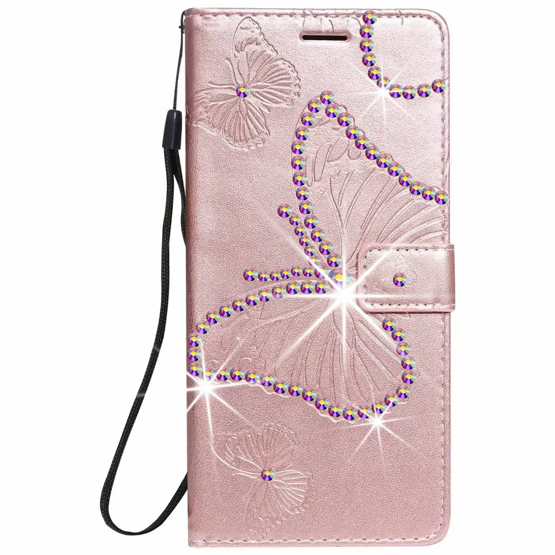 Funda para Google Pixel 9A 9 8 7 6 Pro XL 8A 7A 6A 5A 4A 3A 5 XL2 para Google Pixel 9 tarjetero mariposa funda de teléfono coque