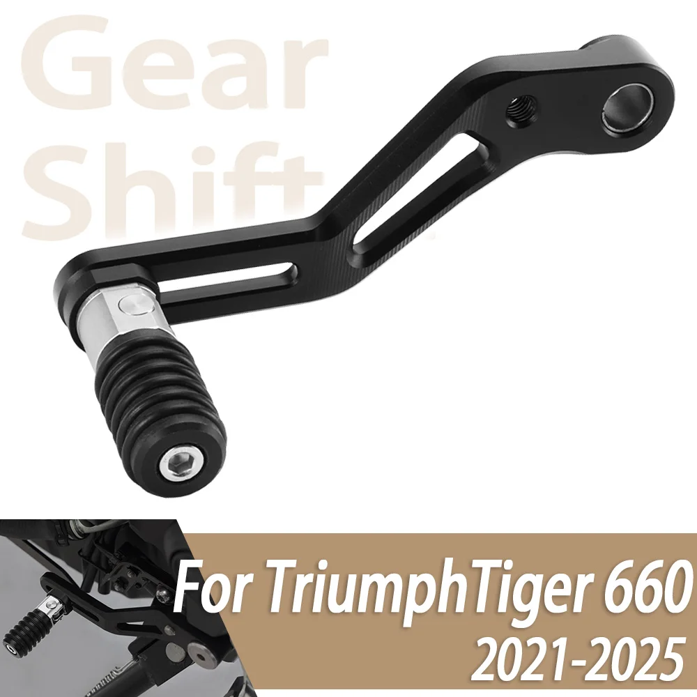 

Aluminum Gear Shifter Adjustable Folding Shift Pedal Lever For Tiger660 Tiger 660 Motorcycle Accessories Sliding Gear Lever