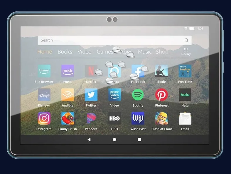 Clear 9H 0.33Mm กระจกนิรภัยป้องกันหน้าจอสำหรับ Amazon Kindle Fire HD 8 Kids Edition 2020