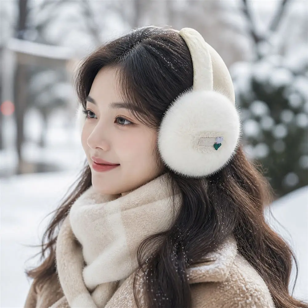 Gifts Faux Fur Earmuffs Soft Solid Ear Warmers Foldable Ear Covers Winter Outdoor Use