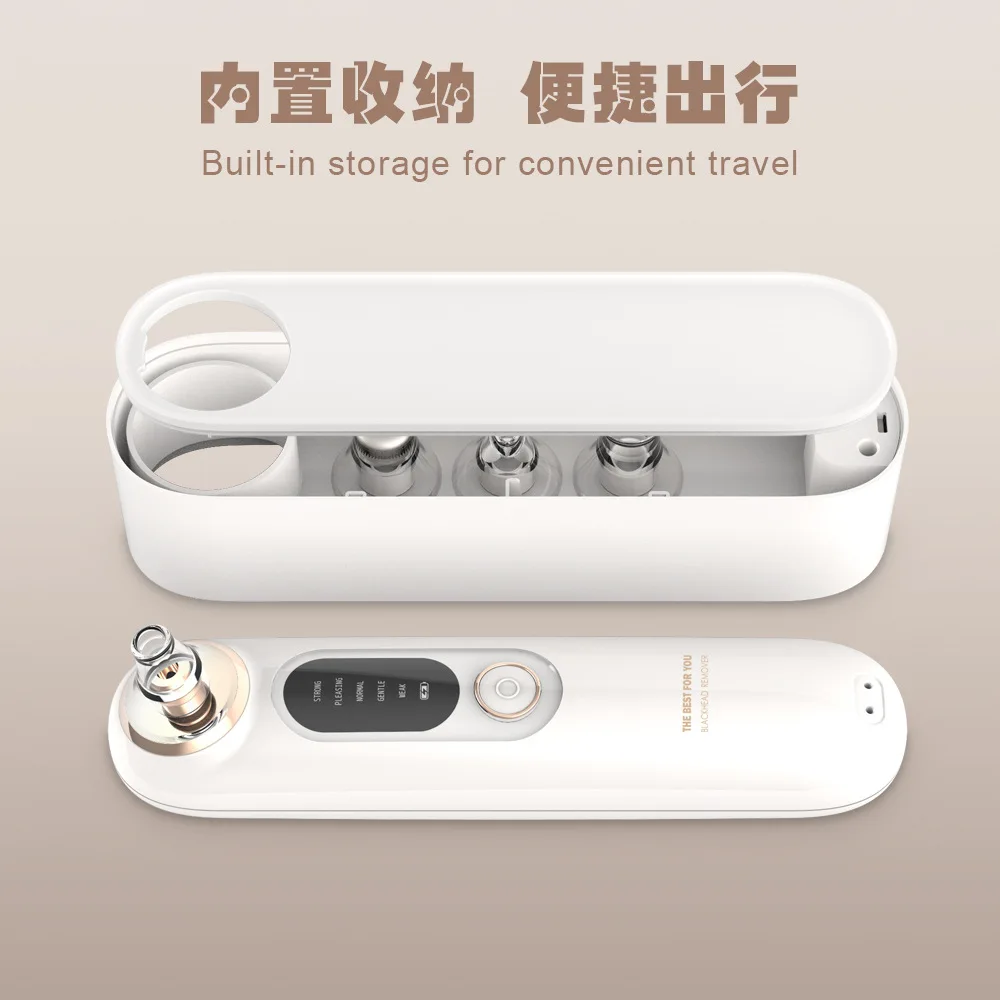 Black Head Remover for Face Blackhead Extractor Tool with 4 Adjustable Suction Head Deep Skin Exfoliation,pore Tool Kit