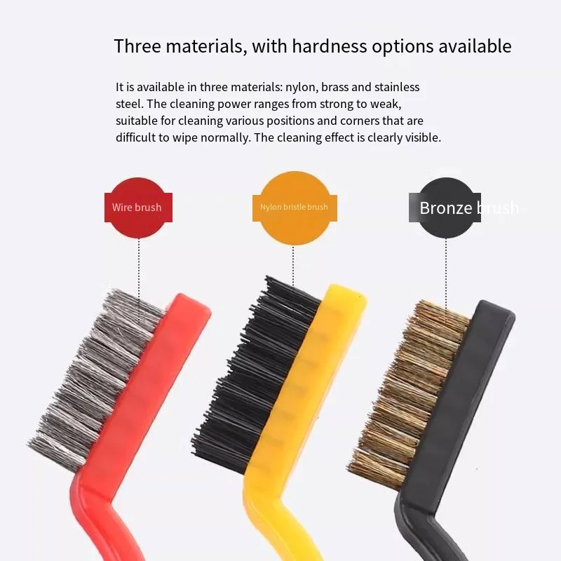 Wire Clean Brush Set For Kitchen Countertop Range Hood Gap Gas Stove Cleaning Brushes
