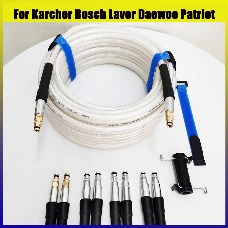 Lavagem de Carro Dispositivo Lavadora de Pressão Arma Extensão Mangueira Lavadora de Pressão Máquina de Conexão Mangueira para Karcher Bosch Lavor Daewoopatriot