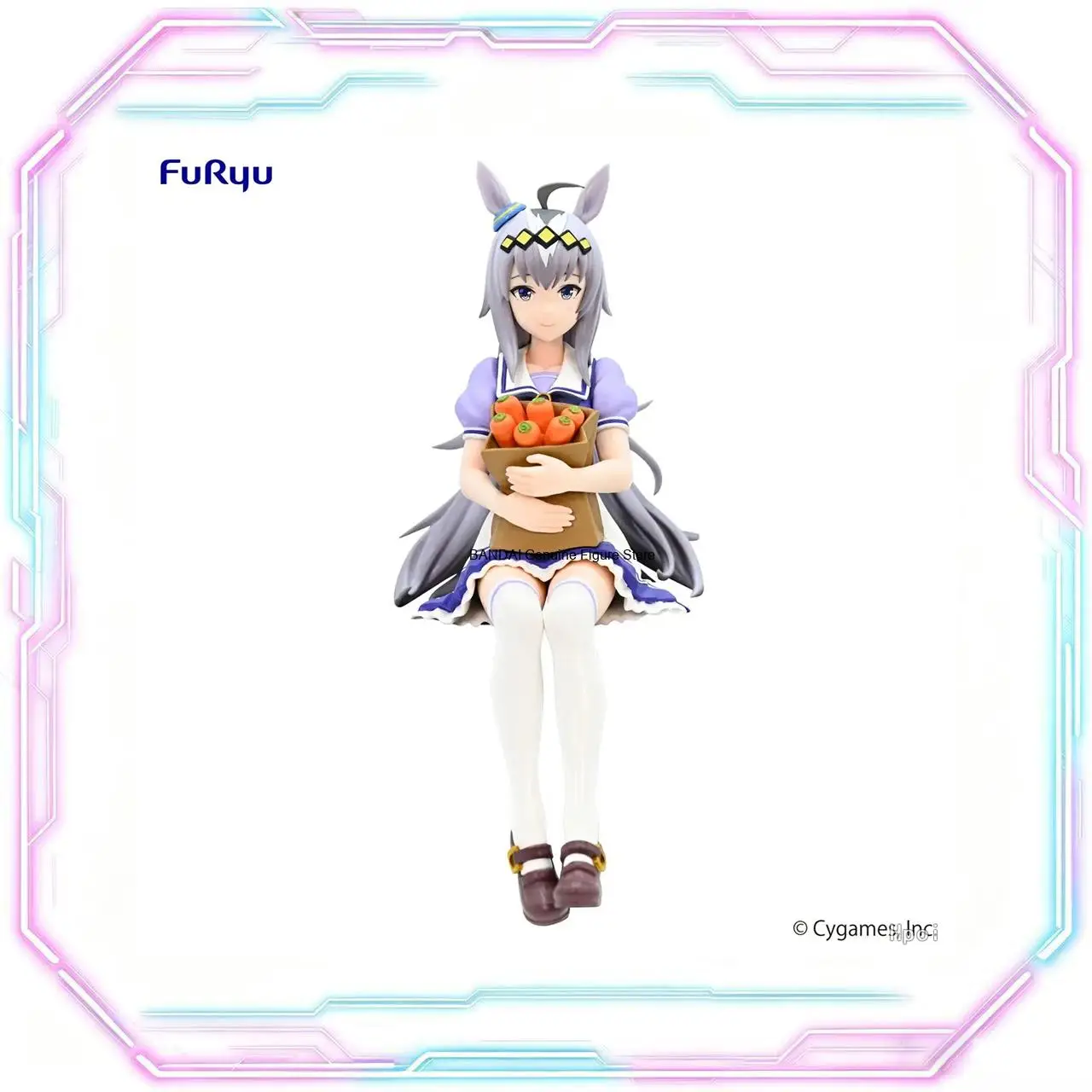 Original FuRyu Pressed Instant Noodles Jockey Girl PrettyDerby Oguri Cap Figure Model Gift Collection