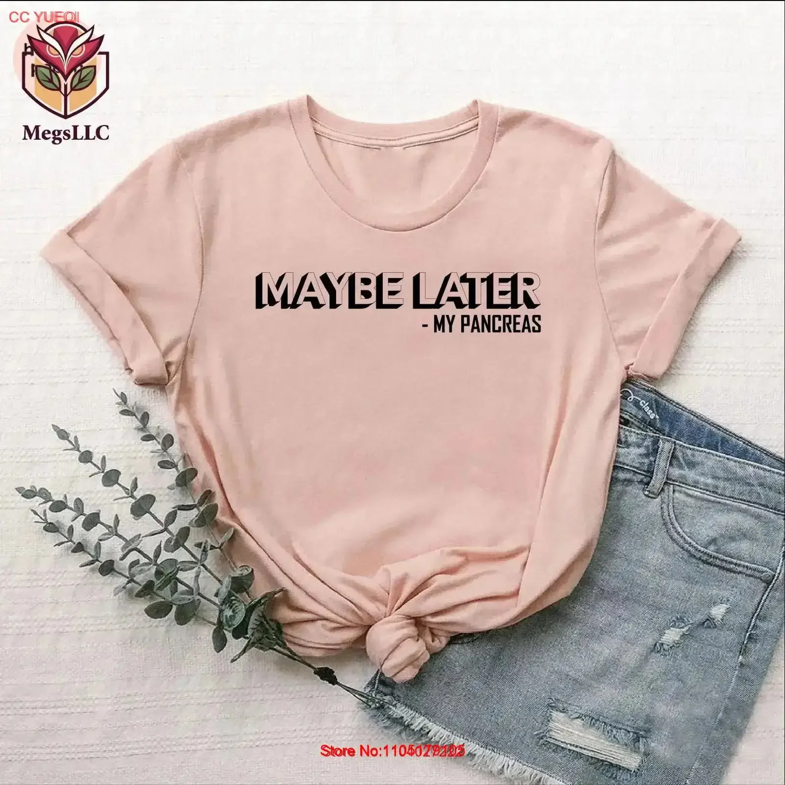 Funny Pancreas T Shirt Maybe Later My Diabetes SupporT Blue Ribbon Awareness Diabetic vintage Washed Soft Stretched streetwear