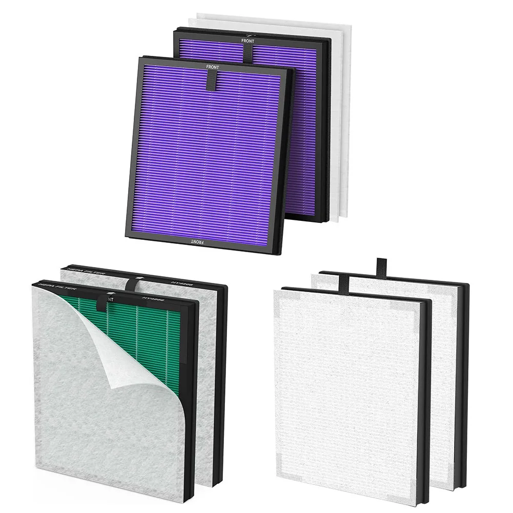 

3 in 1 Replacement Filter for MORENTO HY4866 For YIOU M1 Advanced H13 True HEPA with Enhanced Carbon Filtration Technology