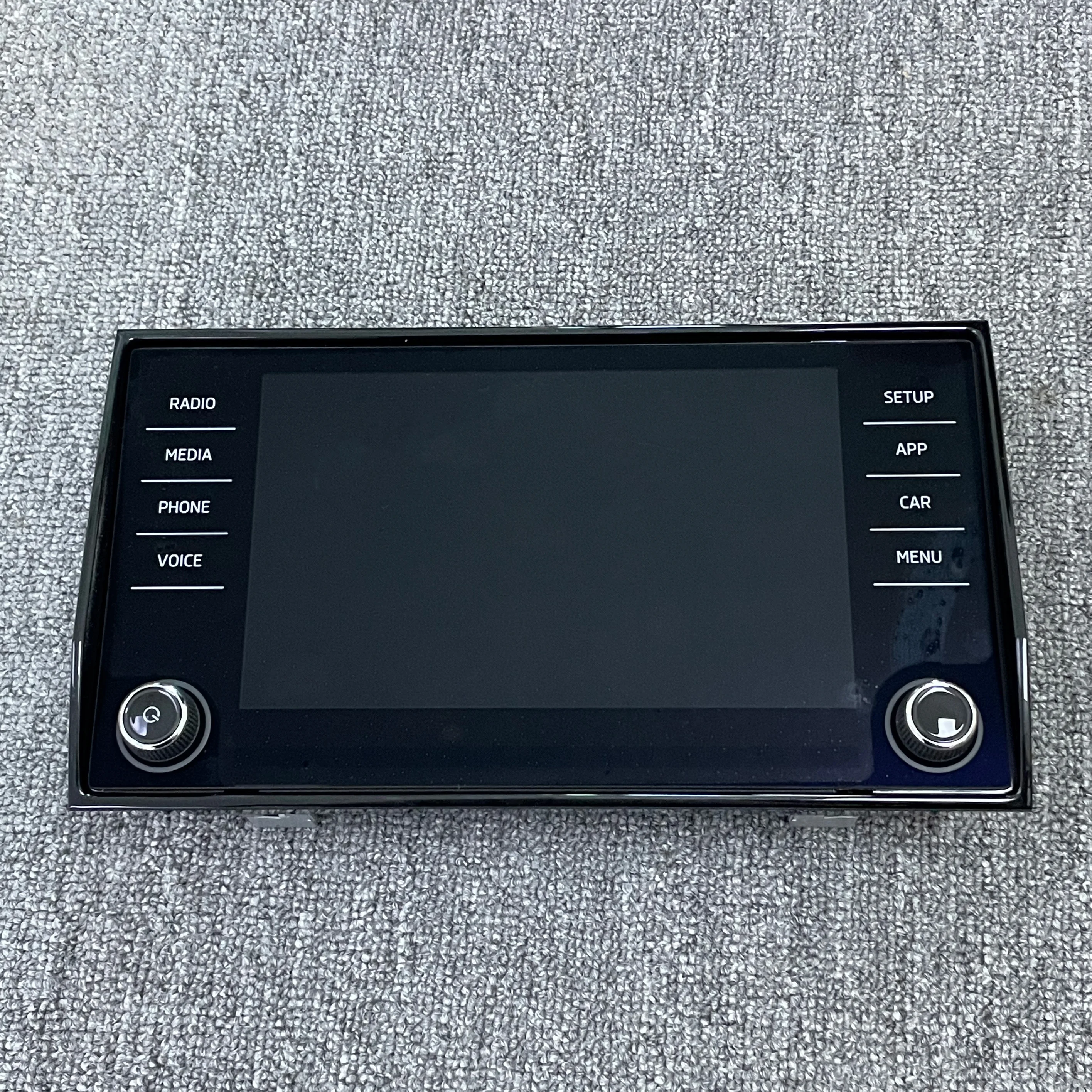 8 Inch Touchscreen Navigation Display 565919605C For Skoda Octavia MK3 MIB Radio Multimedia Screen Replacement  565 919 605 C