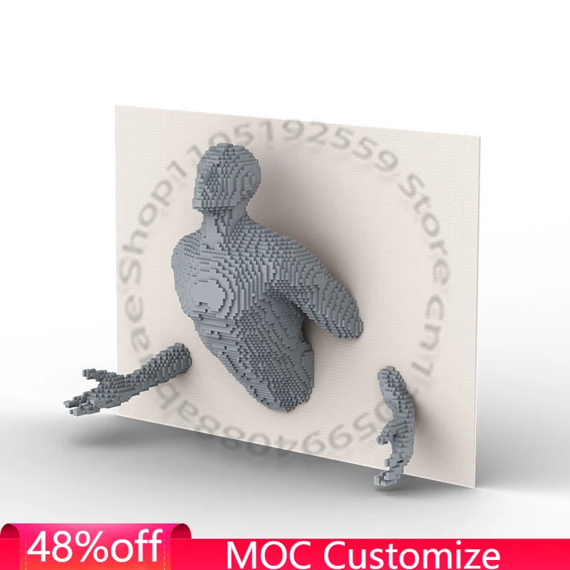 

5642 детали, романтическая скульптура MOC, модульный конструктор, креативный дизайн, развивающая игрушка для мальчиков, подарок на Рождество