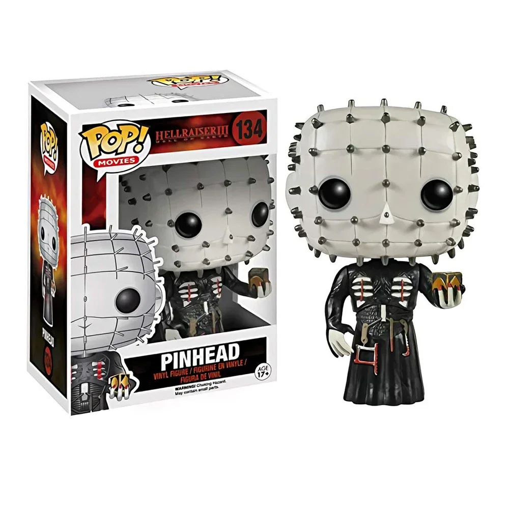 NEW FUNKO POP Hellraiser #134 Pinhead #360 Chatterer #793 Vinyl Action Figures Collection Model Toys for Children Birthday gift