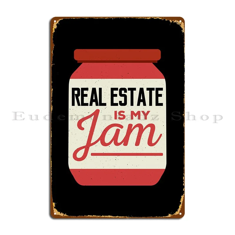 Funny Real Estate Metal Plaque PaintingParty Bar Cave Personalized Wall Cave Tin Sign Poster