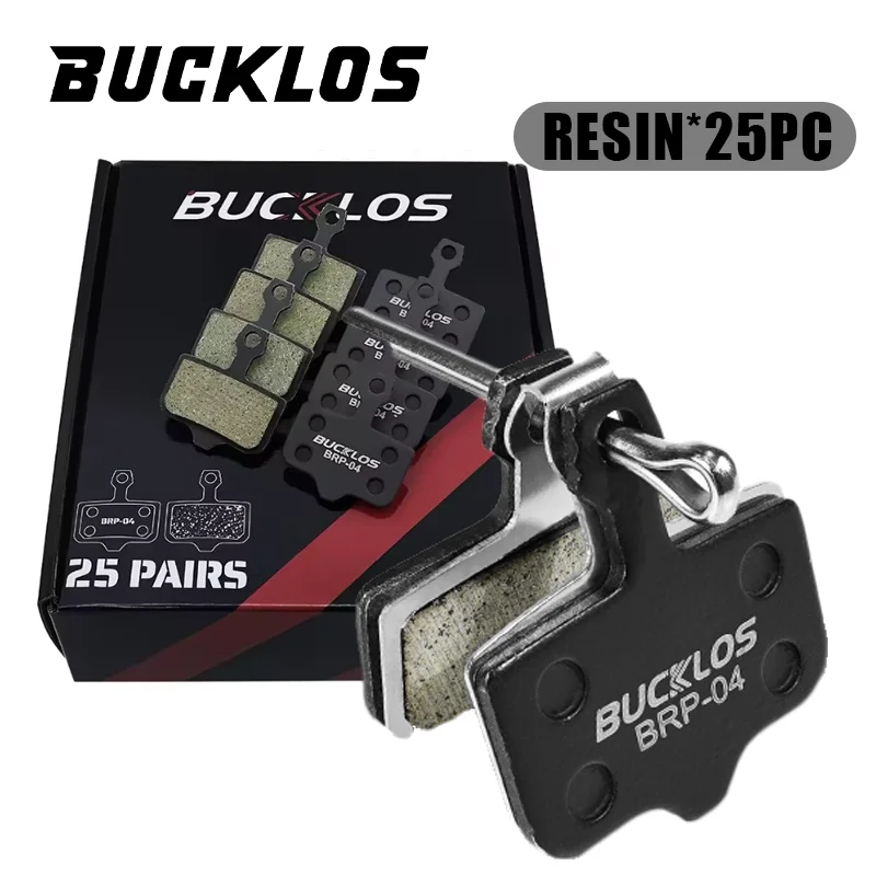 BUCKLOS 25 paia di pastiglie freno a disco in resina per SRAM AVID, pastiglie freno idrauliche resistenti all'usura, pastiglie freno MTB per DB1 DB3 DB5 AVID ELIXIR, ricambi per biciclette.