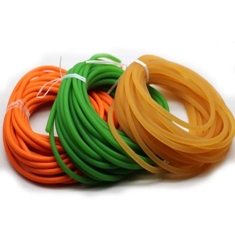 Diameter 2-6mm Solid Elastic Rubber Line 10m Rubber Line For Fishing Traditional Level Round Elastic Rope Tied Line Fish For Men