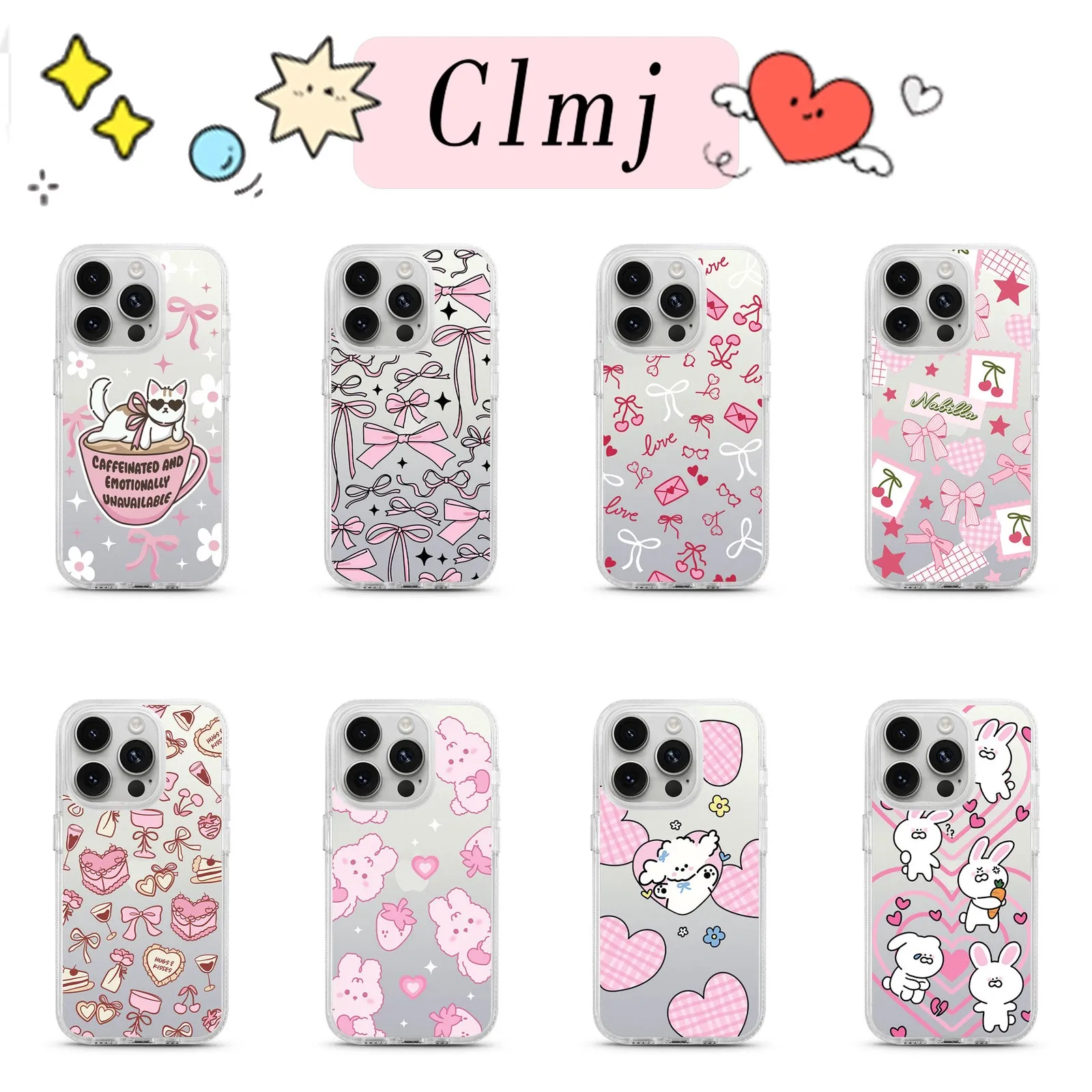 Cute pink bow Phone Case For Samsung Galaxy A27 A37 A57 A16 A07 A17 A36 A26 A56 A55 A35 A25 A15 A05s A54 A24 A14 4G 5G