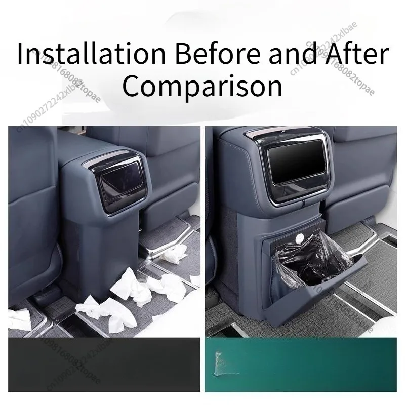 

Car Fridge Trash Bin Storage Organizer Modification Parts for VOYAH Dreamer Rear Seat Anti-Kick Wear-Resistant Storage Trash