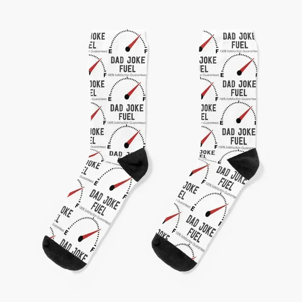 Dad jokes fuel Socks warm winter hiking floral winter gifts Male Socks Women's