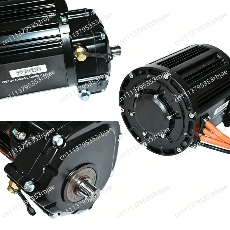For Medium 4000W 1:2.37 Reducer QS138 90H V3 Electric Motorcycle Middle Drive Motor
