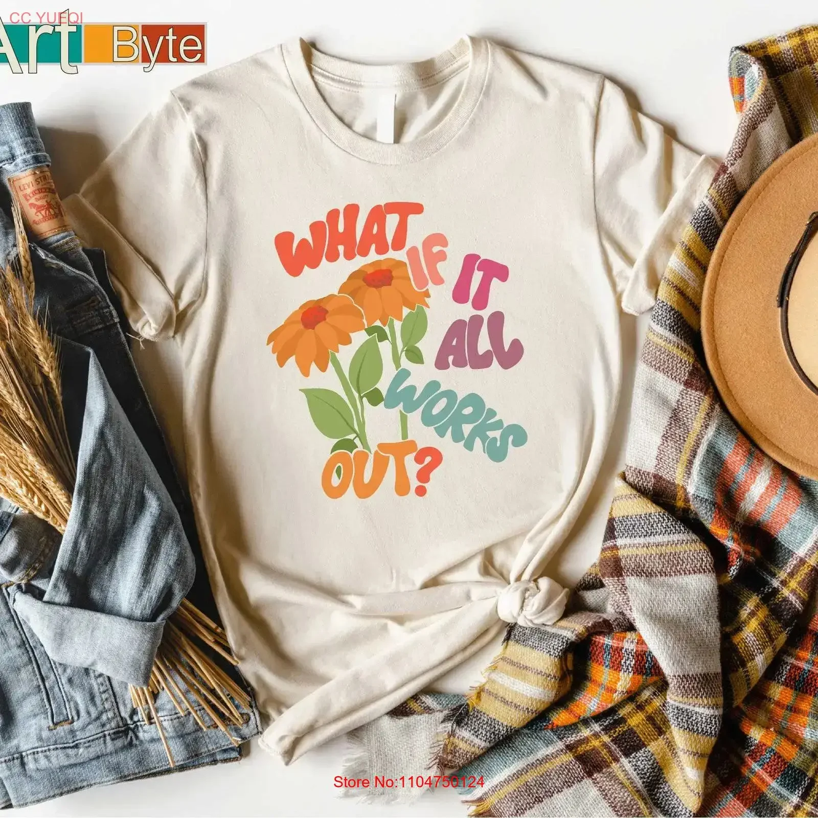 Футболка «Что, если всё получится»: Восприятие психического здоровья, позитивная самооценка, эстетика, терапия, винтажный стиль, повседневная, с эффектом потертости