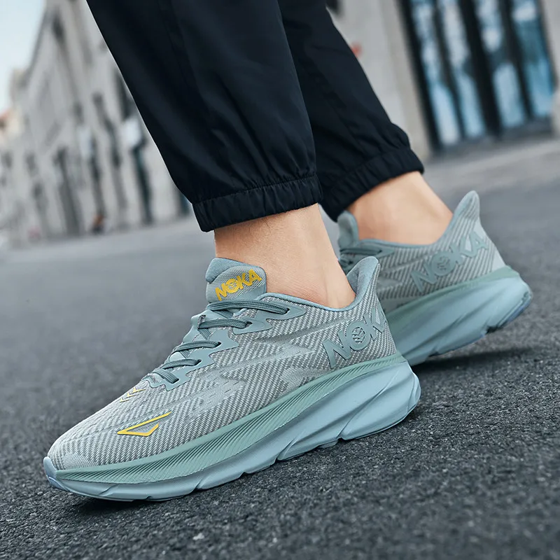 

Профессиональная амортизирующая спортивная обувь для марафона. Дышащие кроссовки для бега с пружиной. Обувь для тренировок по физике для бадминтона.